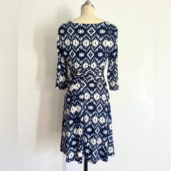 NWT Abstract Print Pullover Belted Dress Leggings Year Around Super Comfy Dress - Picture 8 of 10